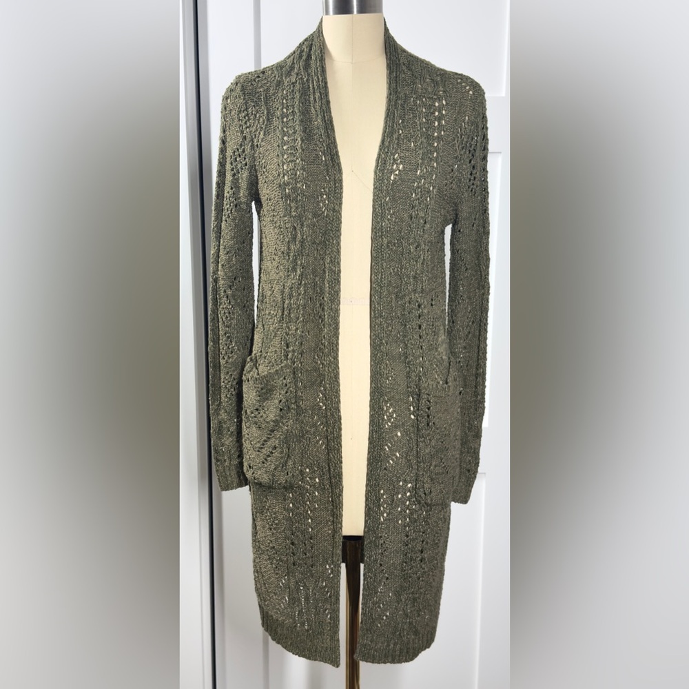 NWOT Knox Rose open front duster cardigan